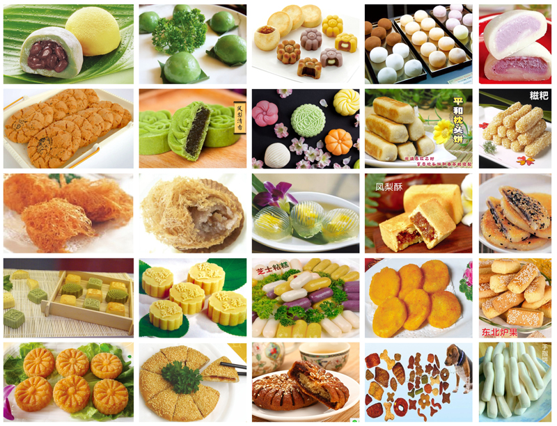 包餡機(jī)可生產(chǎn)食品